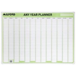 DIARIES 2027 Collins Wallplanner Laminated 695X495mm With Pen Any Year page: 54