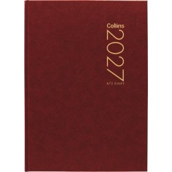 DIARIES 2027 Collins Diary A72 Red 2027 page: 43