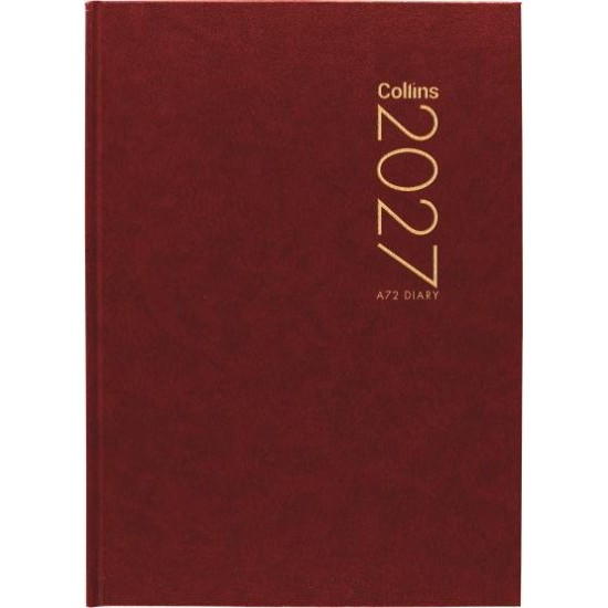 DIARIES 2027 Collins Diary A72 Red 2027 page: 43
