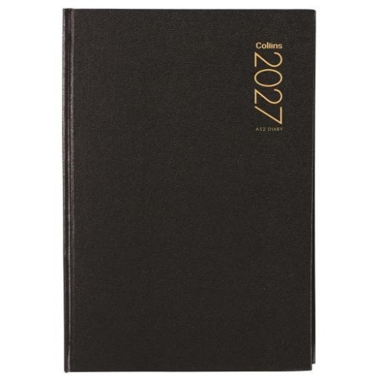 DIARIES 2027 Collins Diary A52 Black 2027 page: 26