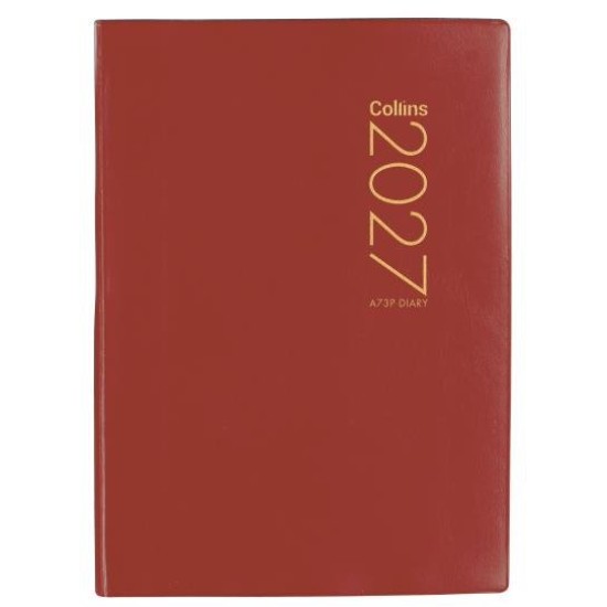 DIARIES 2027 Collins Diary A73P Red 2027 page: 44