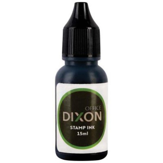 DIXON STAMP REFILL BLACK 15ML PRE INKED