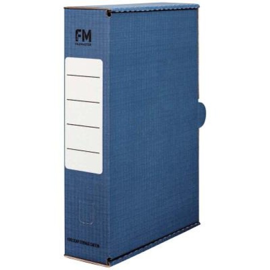 FM STORAGE CARTON BLUE FOOLSCAP COLOURED