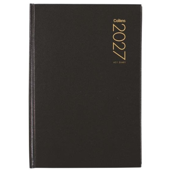 DIARIES 2027 Collins Diary A51 Black 2027 page: 19