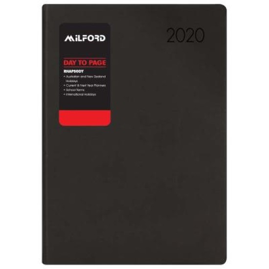 Diaries 2026 Collins Boston A51 DTP Diary Black Wiro Even Year  page: 19 