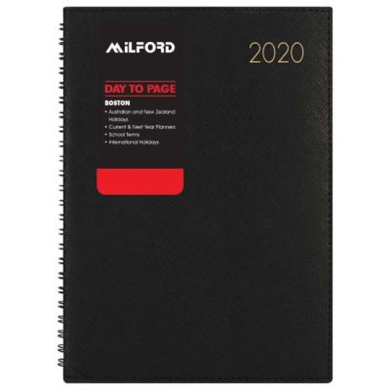 Diaries 2026 Collins Boston A53 WTV Diary Black Wiro Even Year  page: 29 