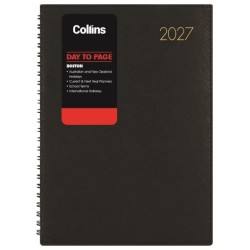 DIARIES 2027 Collins Diary Boston A41 Day To Page Black 2027  page: 13