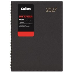 DIARIES 2027 Collins Diary Boston A51 Day To Page Diary Navy Wiro 2027  page: 18