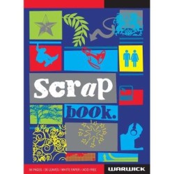 Warwick Scrapbook Super 28 Leaf Blank Pages 3 Assorted Warwick Scrapbook Super 28 Leaf Blank Pages 3 Assorted