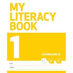 Warwick FSC Mix 70% My Literacy Book 2 12mm Ruled 64 Page