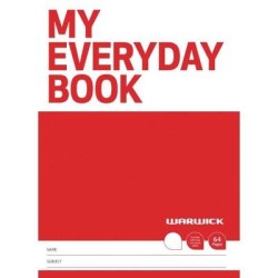 Warwick FSC Mix 70% My Maths Book 1 Unruled 64 Page