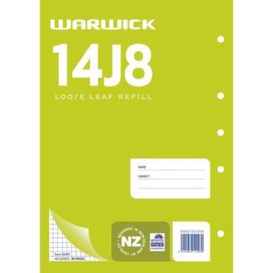 Warwick Lecture Book 2E5 78 Leaf Quad 7mm 255x205mm