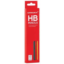 Warwick FSC 100% HB Pencil Pack 12 Hexagonal