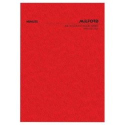Milford FSC Mix 70% A4 Minute 26 Leaf Limp Account Book Milford FSC Mix 70% A4 Minute 26 Leaf Limp Account Book