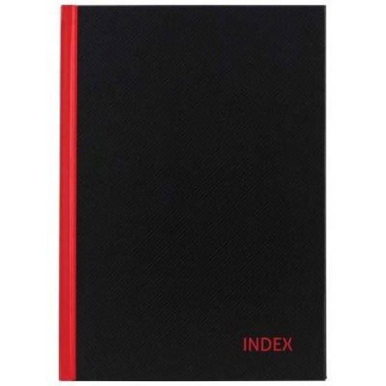 Milford Notebook FSC Mix 70% Indexed Red & Black A5 100lf
