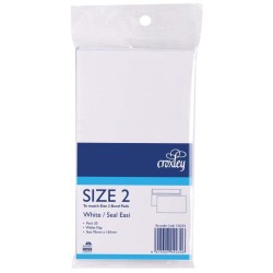 Croxley Envelope Size 2 Seal Easi Bond 92x165mm 20 Pack
