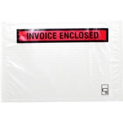 Cumberland Labelopes INVOICE ENCLOSED 155x115mm 100/Pkt Cumberland Labelopes INVOICE ENCLOSED 155x115mm 100/Pkt
