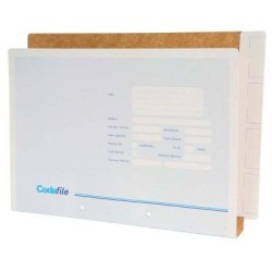 Codafile File Standard Fitted Spiral Spring Clip Box 50 Codafile File Standard Fitted Spiral Spring Clip Box 50
