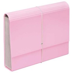 FM A4 File Expanding Pastel Piglet Pink 13 Pocket FM A4 File Expanding Pastel Piglet Pink 13 Pocket