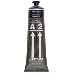 A2 Lightfast Heavybody Acrylic 120ml Burnt Umber A2 Lightfast Heavybody Acrylic 120ml Burnt Umber