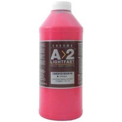 A2 Lightfast Heavybody Acrylic 1 Litre Cadmium Medium Red A2 Lightfast Heavybody Acrylic 1 Litre Cadmium Medium Red