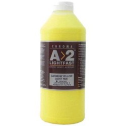 A2 Lightfast Heavybody Acrylic 1 Litre Cadmium Light Yellow A2 Lightfast Heavybody Acrylic 1 Litre Cadmium Light Yellow