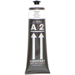 A2 Lightfast Heavybody Acrylic 120ml Titanium White A2 Lightfast Heavybody Acrylic 120ml Titanium White
