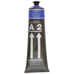 A2 Lightfast Heavybody Acrylic 120ml Ultramarine Blue A2 Lightfast Heavybody Acrylic 120ml Ultramarine Blue