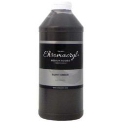 Chromacryl Acrylic Paint Student 1 Litre Burnt Umber Chromacryl Acrylic Paint Student 1 Litre Burnt Umber