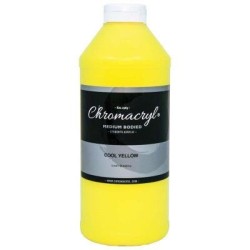 Chromacryl Acrylic Paint Student 1 Litre Cool Yellow Chromacryl Acrylic Paint Student 1 Litre Cool Yellow