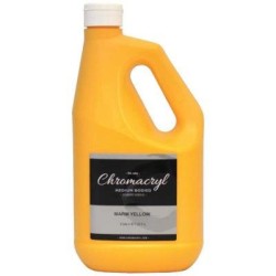 Chromacryl Acrylic Paint Student 2 Litre Warm Yellow Chromacryl Acrylic Paint Student 2 Litre Warm Yellow