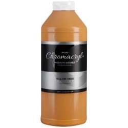 Chromacryl Acrylic Paint Student 1 Litre Yellow Oxide Chromacryl Acrylic Paint Student 1 Litre Yellow Oxide