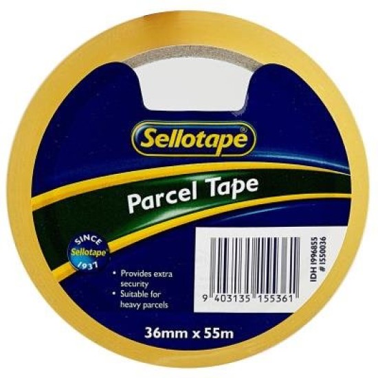 Sellotape 1596 Pack Tape Brown 36x30m