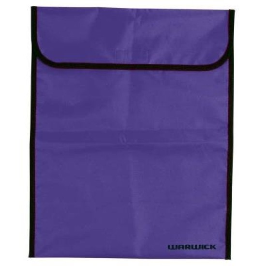Warwick Homework Bag Fluoro Purple Xl Velcro