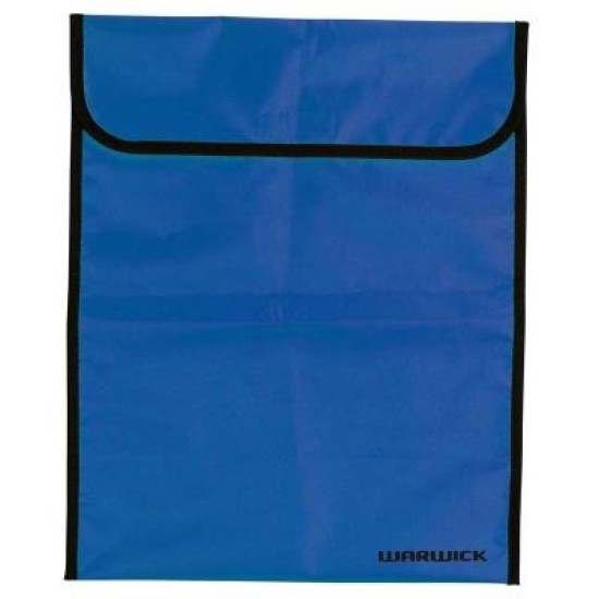 Warwick Homework Bag Fluoro Blue Xl Velcro