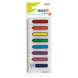 Stick'n Film Index Flags Arrow 45x12mm 120 Flags 8 Colours Stick'n Film Index Flags Arrow 45x12mm 120 Flags 8 Colours
