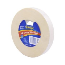 Sellotape HD Double Sided PVC Tape 25mm x 50m Sellotape HD Double Sided PVC Tape 25mm x 50m