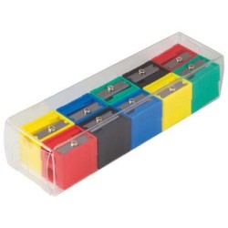 Milan Pencil Sharpener Plastic Single Hole EACH Milan Pencil Sharpener Plastic Single Hole EACH