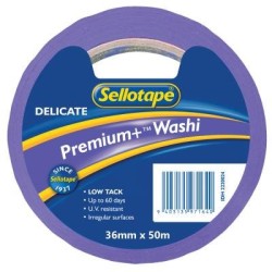 Sellotape Washi Premium+ Delicate 36mm x 50m Sellotape Washi Premium+ Delicate 36mm x 50m