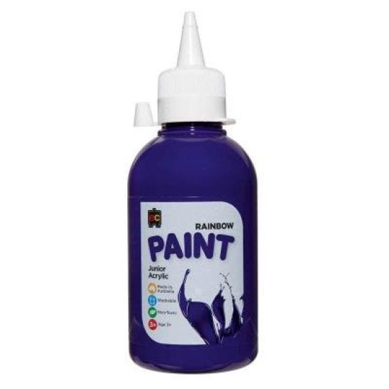 EC Paint Rainbow Acryclic Brilliant Red 250ml