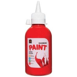 EC Paint Rainbow Acryclic Silver 250ml