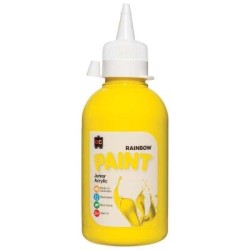 EC Paint Rainbow Acryclic Brilliant Yellow 250ml EC Paint Rainbow Acryclic Brilliant Yellow 250ml
