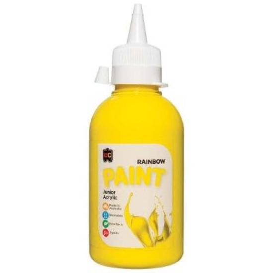 EC Paint Rainbow Acryclic Brilliant Yellow 250ml