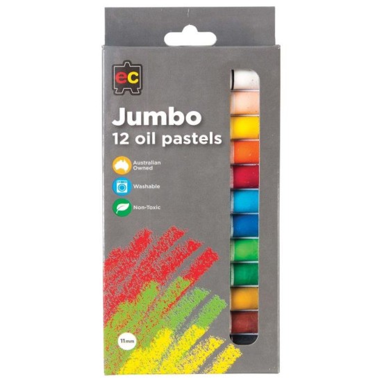 EC Pastels Jumbo Standard 12 Pack