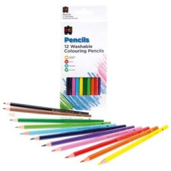 EC Colouring Pencils Hexagonal 12 Pack