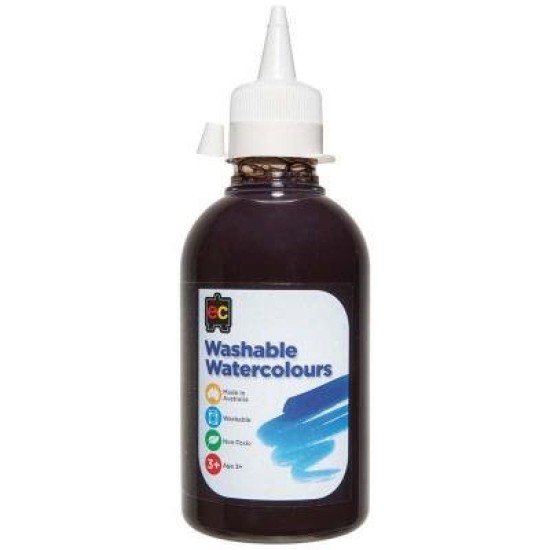 EC Paint Washable Watercolours 250ml Brown