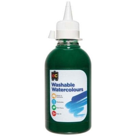 EC Paint Washable Watercolours 250ml Green
