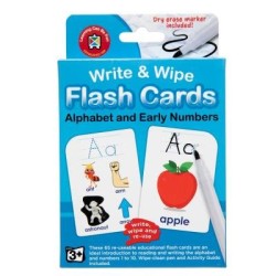 LCBF Write & Wipe Flashcards Alphabet w/Marker LCBF Write & Wipe Flashcards Alphabet w/Marker