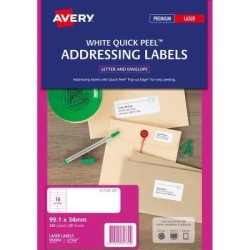 Avery Label L7162-20 FSC Mix Credit 20 Sheets Laser Avery Label L7162-20 FSC Mix Credit 20 Sheets Laser