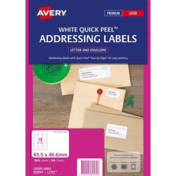 Avery Label L7161-100 FSC Mix Credit 100 Sheets Laser Avery Label L7161-100 FSC Mix Credit 100 Sheets Laser